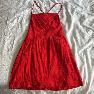 Princess Polly red strappy back dress